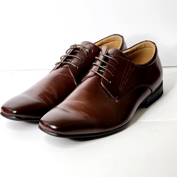 Bruno Marc New York Shoes Bruno Marc Mens Dark Brown Oxfords Lace